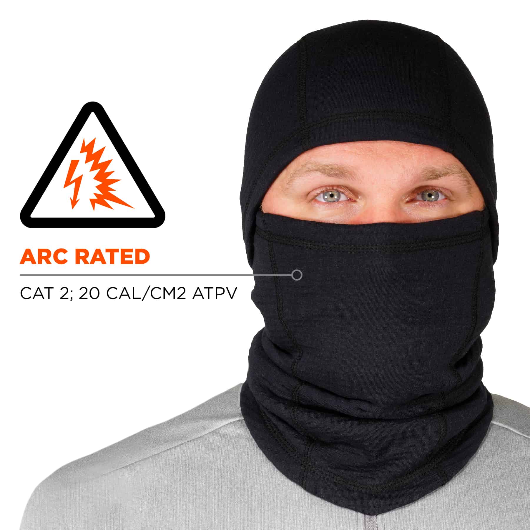 FR Balaclava Face Mask - NFPA 70E / NFPA 2112 - Warming Devices